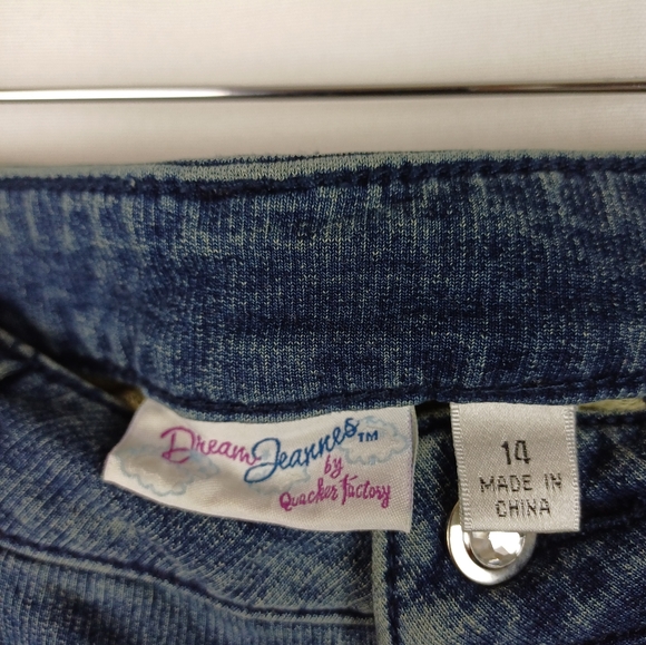 NWOT Quacker Factory Jeans Bootcut Dream Jeannes Indigo Size 14 A210151 - Picture 5 of 8